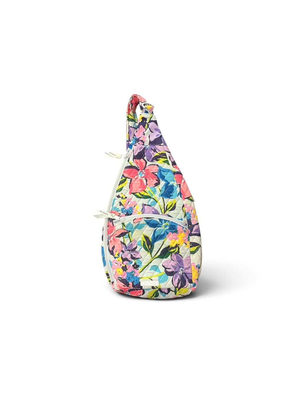 Vera Bradley Quilted Floral Sling Bag - Multi Floral, Like New